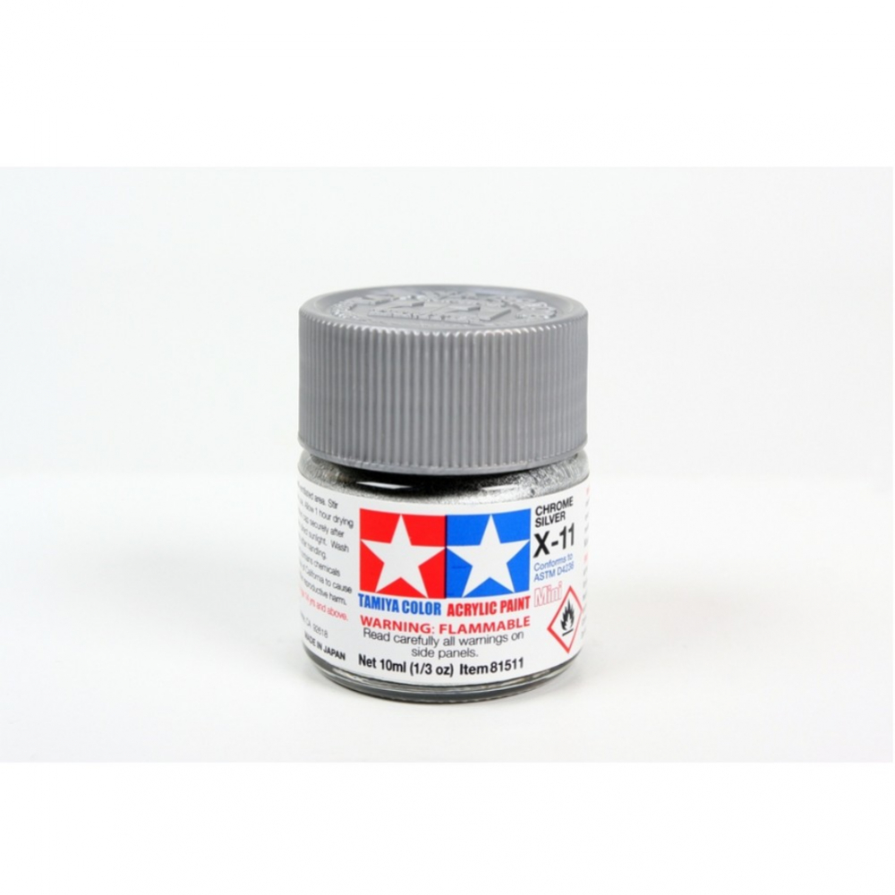 Tamiya  Acrylic Paint ( X-11 Chrome silver)