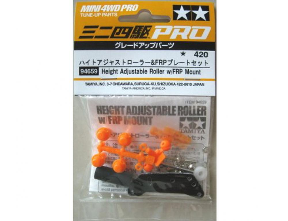 Tamiya 94659 Mini 4WD Height Adjustment Roller & FRP Plate Set