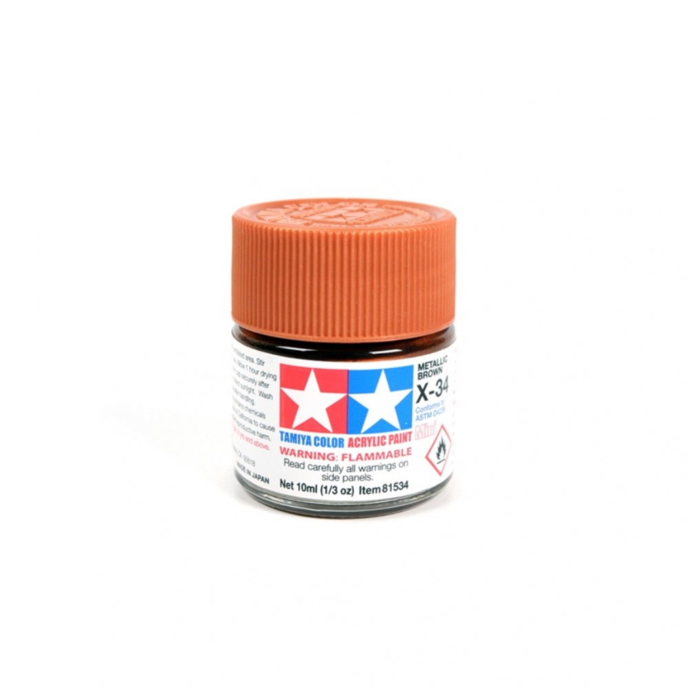 Tamiya Acrylic Paint ( X-34 Metallic Brown )