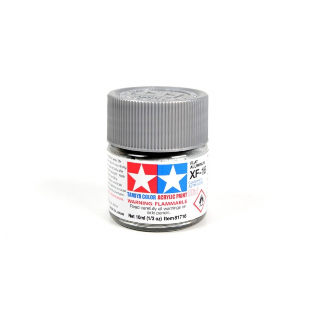 Tamiya Acrylic Paint ( XF-16 Flat Aluminum )