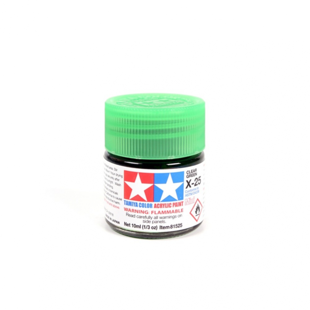 Tamiya Acrylic Paint ( X-25 Clear Green)