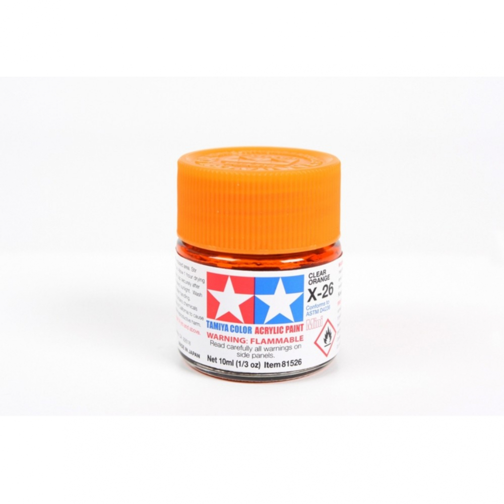 Tamiya Acrylic Paint ( X-26 Clear Orange)