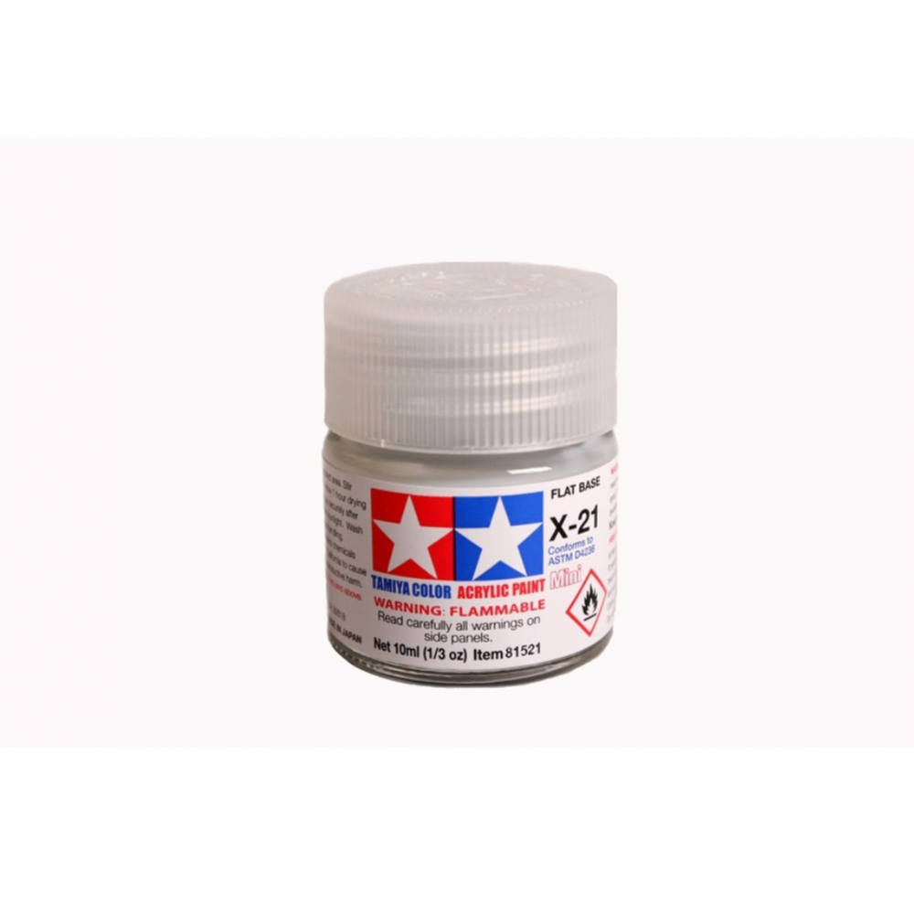 Tamiya Acrylic Paint ( X-21 Flat Base)