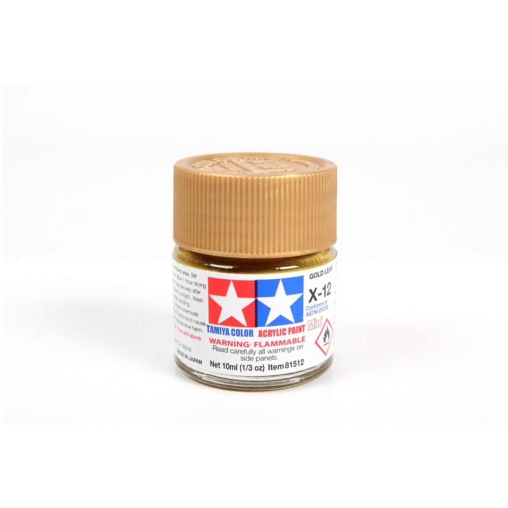 Tamiya  Acrylic Paint ( X-12 Gold leaf)