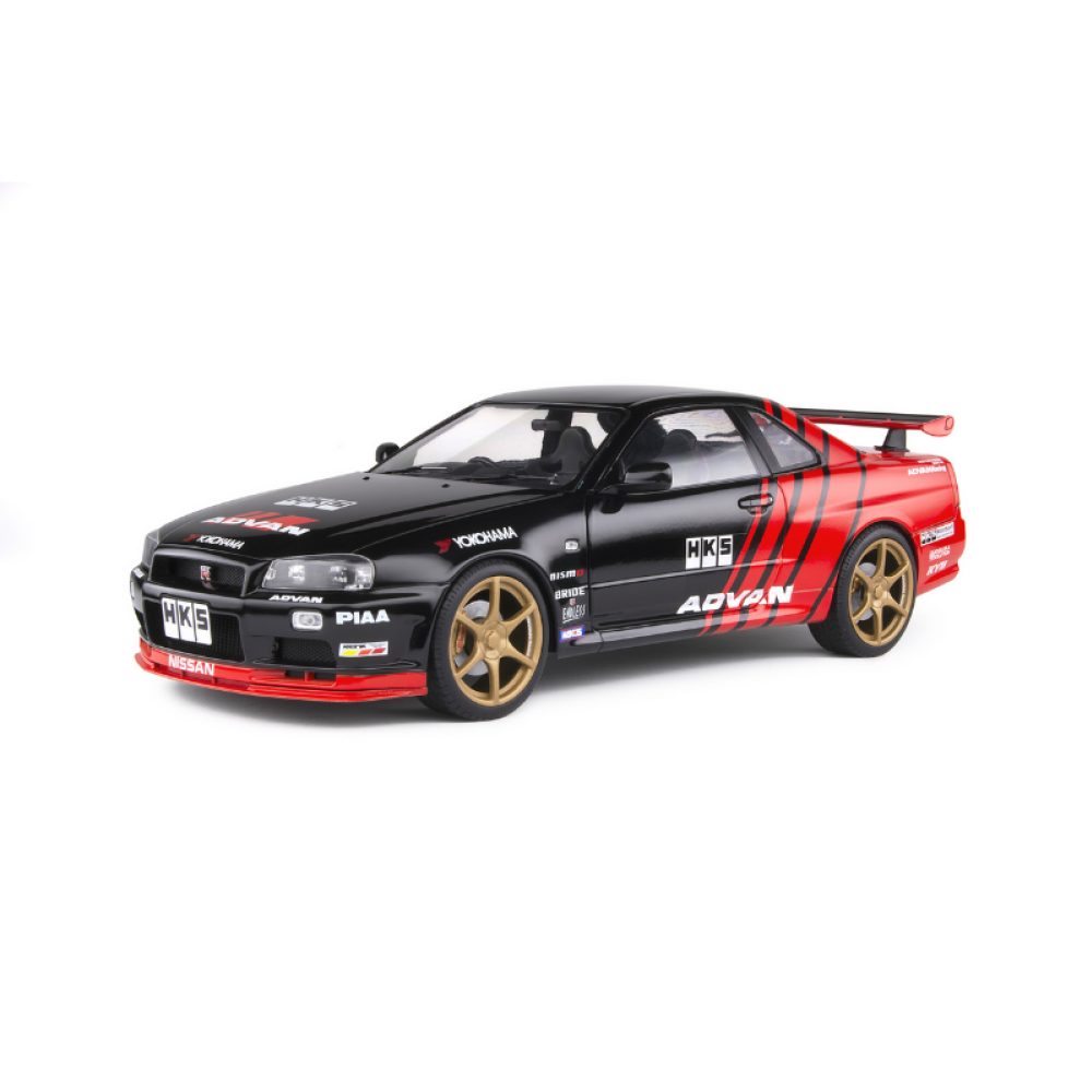 Solido 1:18 Nissan Skyline GT-R (R34) – Advan Drift Livery – 1999