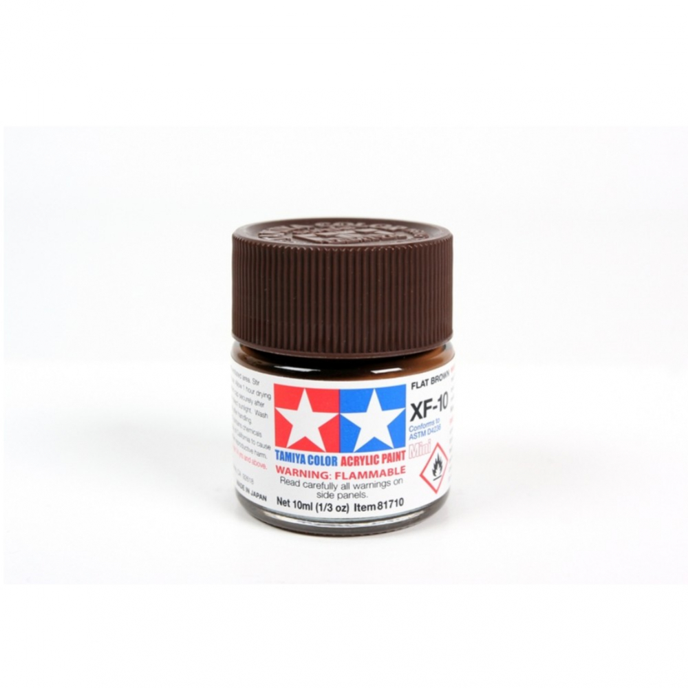 Tamiya Acrylic Paint ( XF-10 Flat Brown )