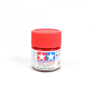 Tamiya Acrylic Paint ( X-27 Clear Red)